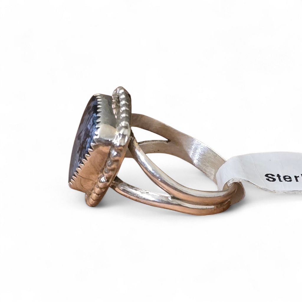 Bernie Begay Tsosie Pietersite & Sterling Ring Size 7.25