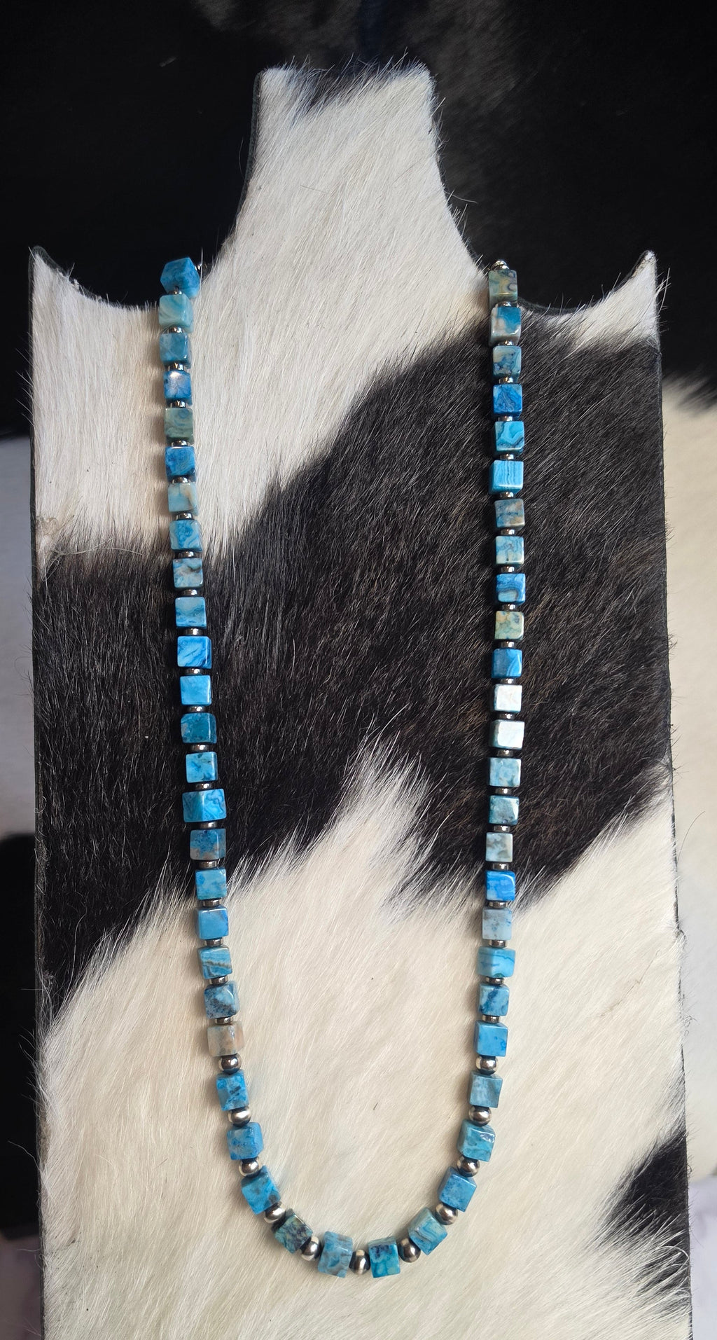 The Square Dance Necklace 19-22 inches