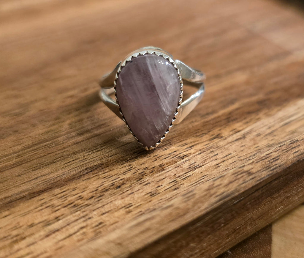 Kunzite & Sterling Ring