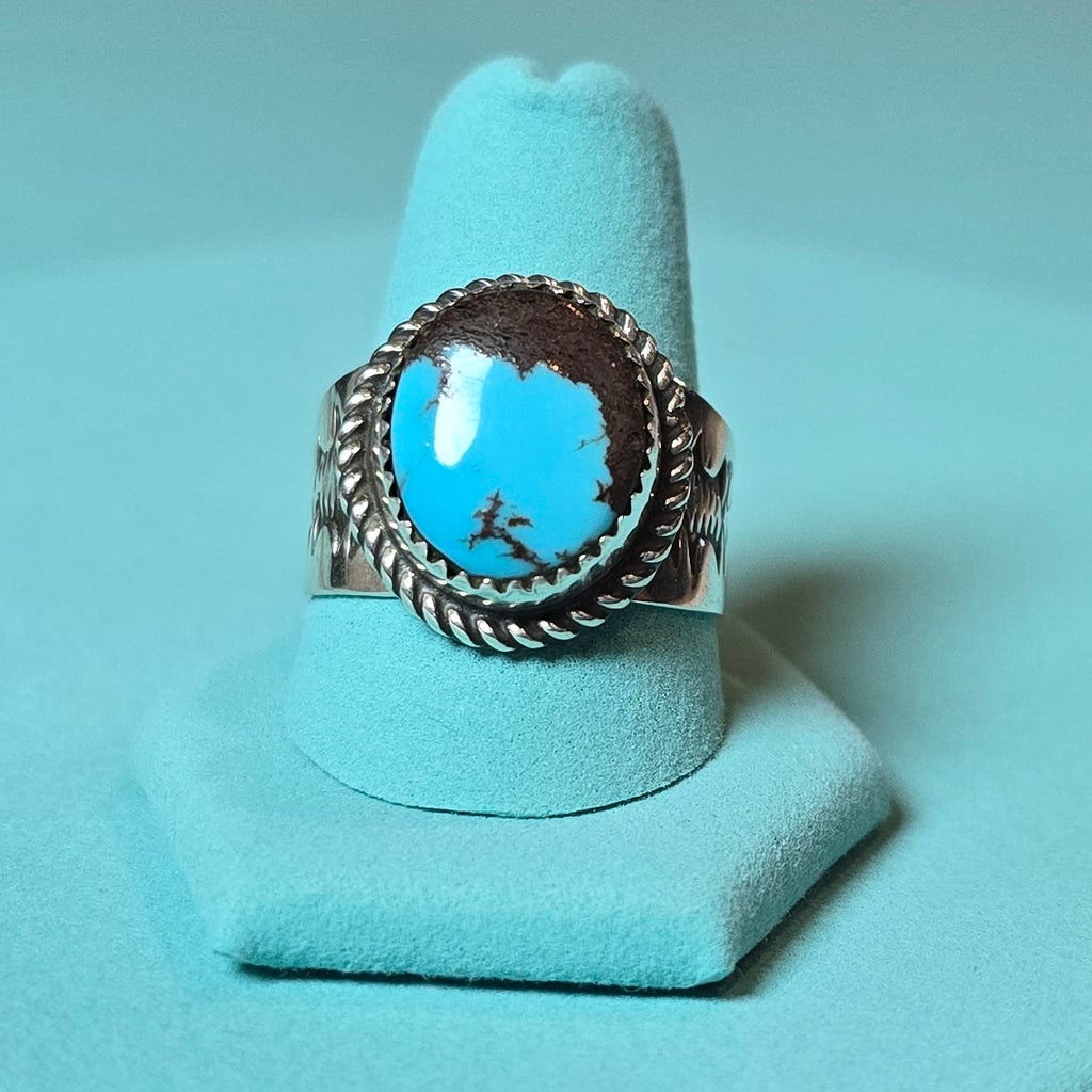 Egyptian Turquoise & Sterling Ring