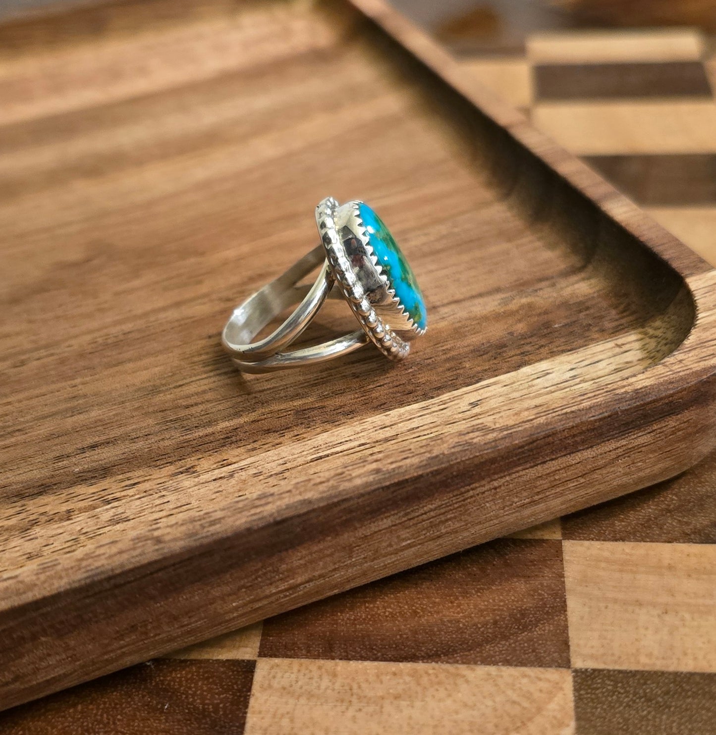 Sonoran Gold and Sterling Ring Size 6.75