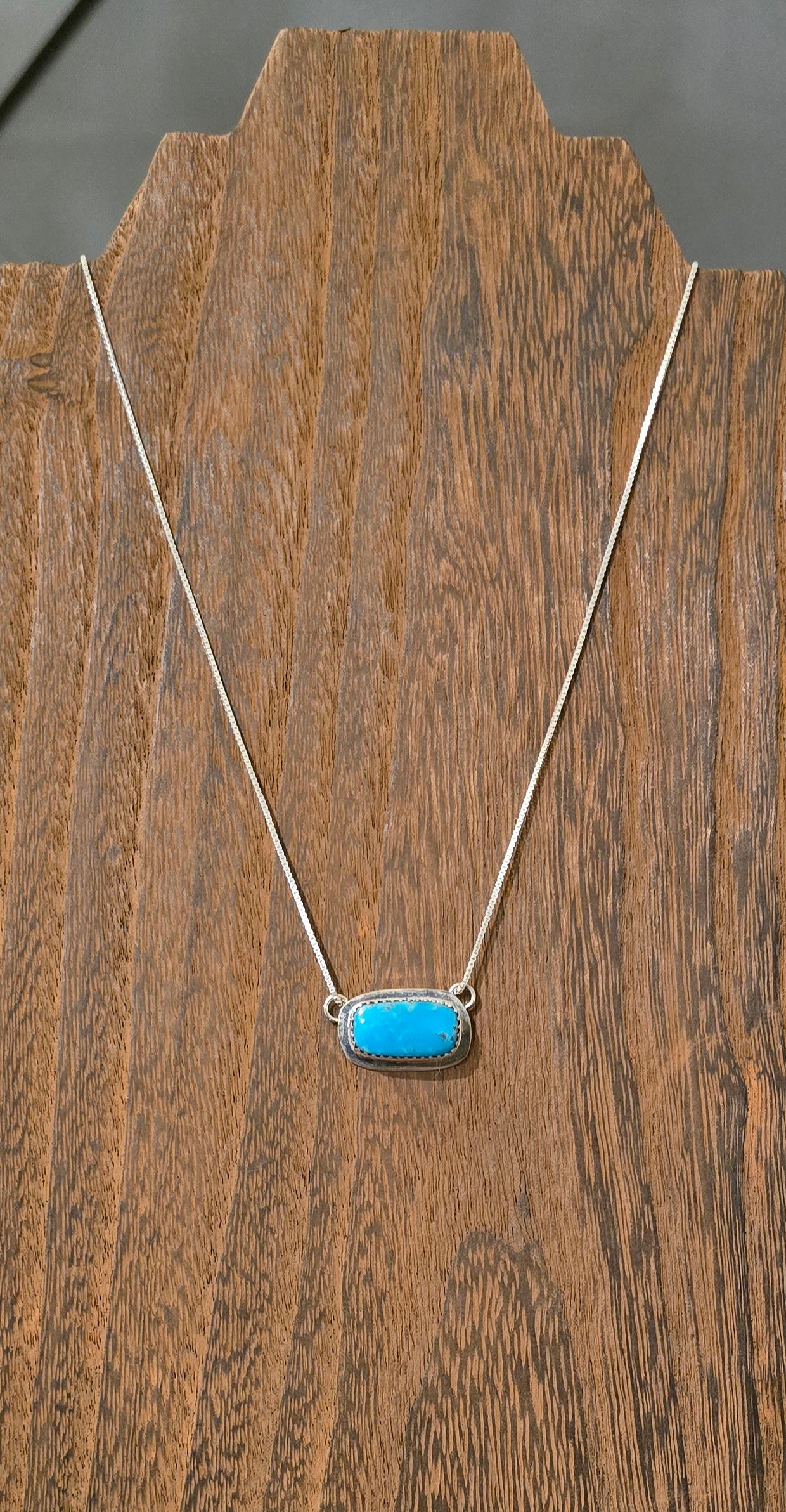 Kingman Turquoise & Sterling Bar