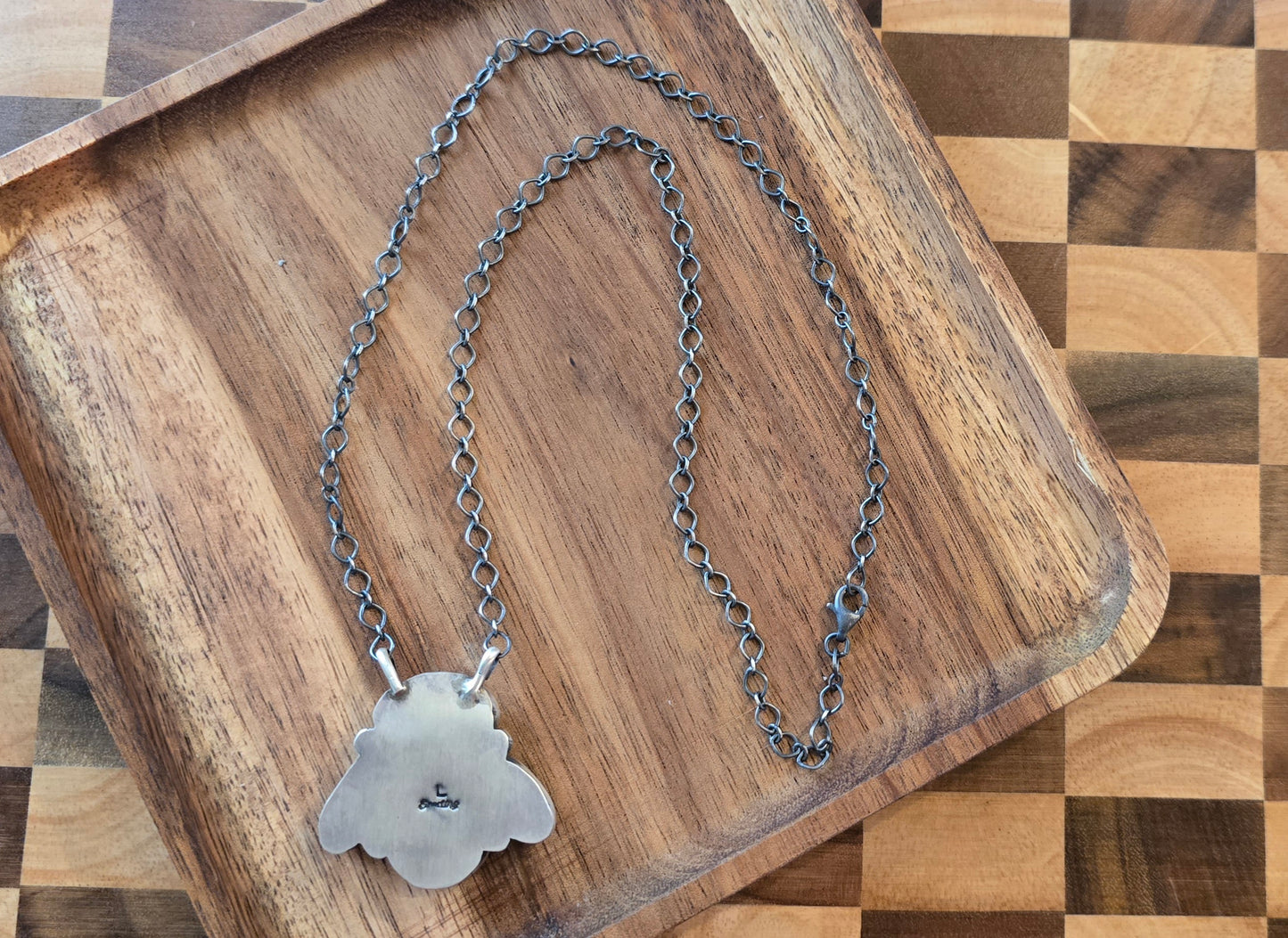 Sonoran Gold Turquoise and Sterling Necklace