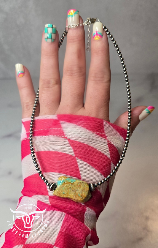 Turquoise and Sterling Choker