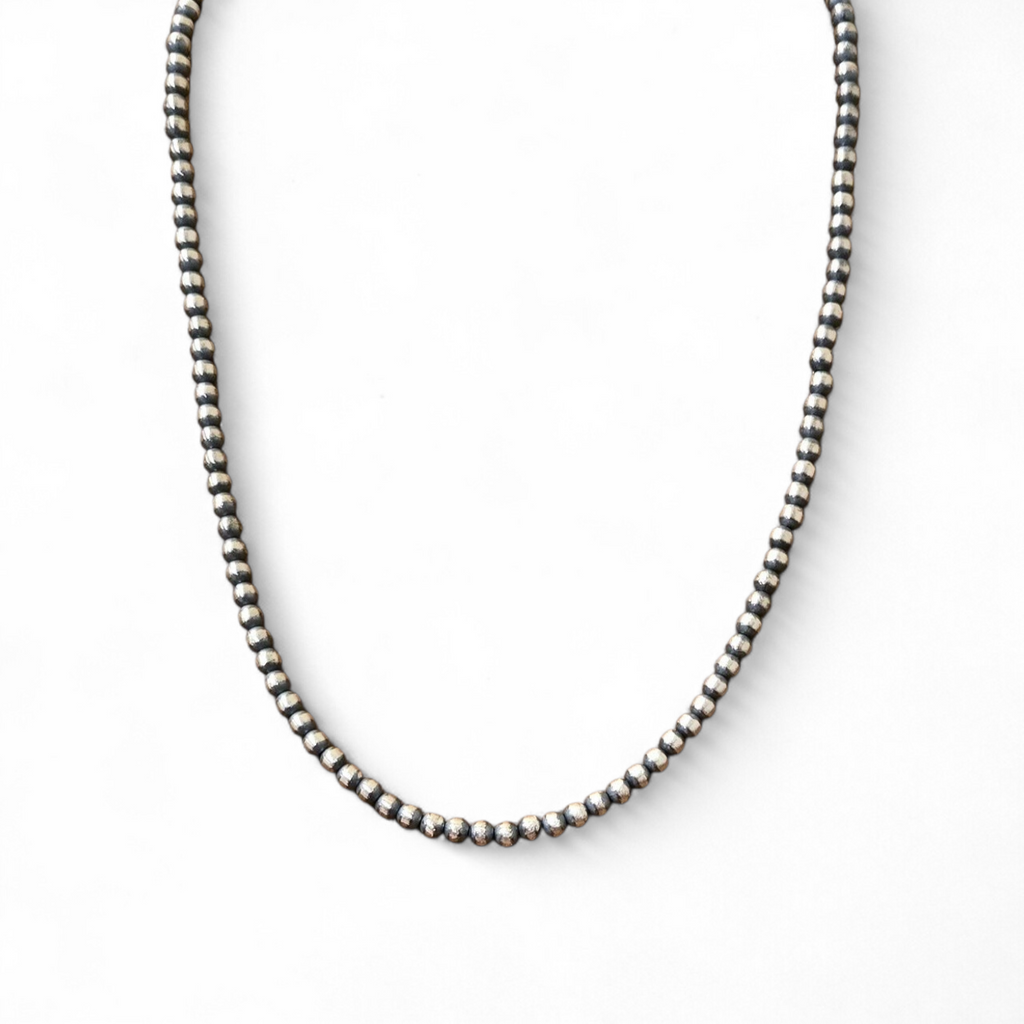4mm Sterling Pearl Necklace (Various Lengths)