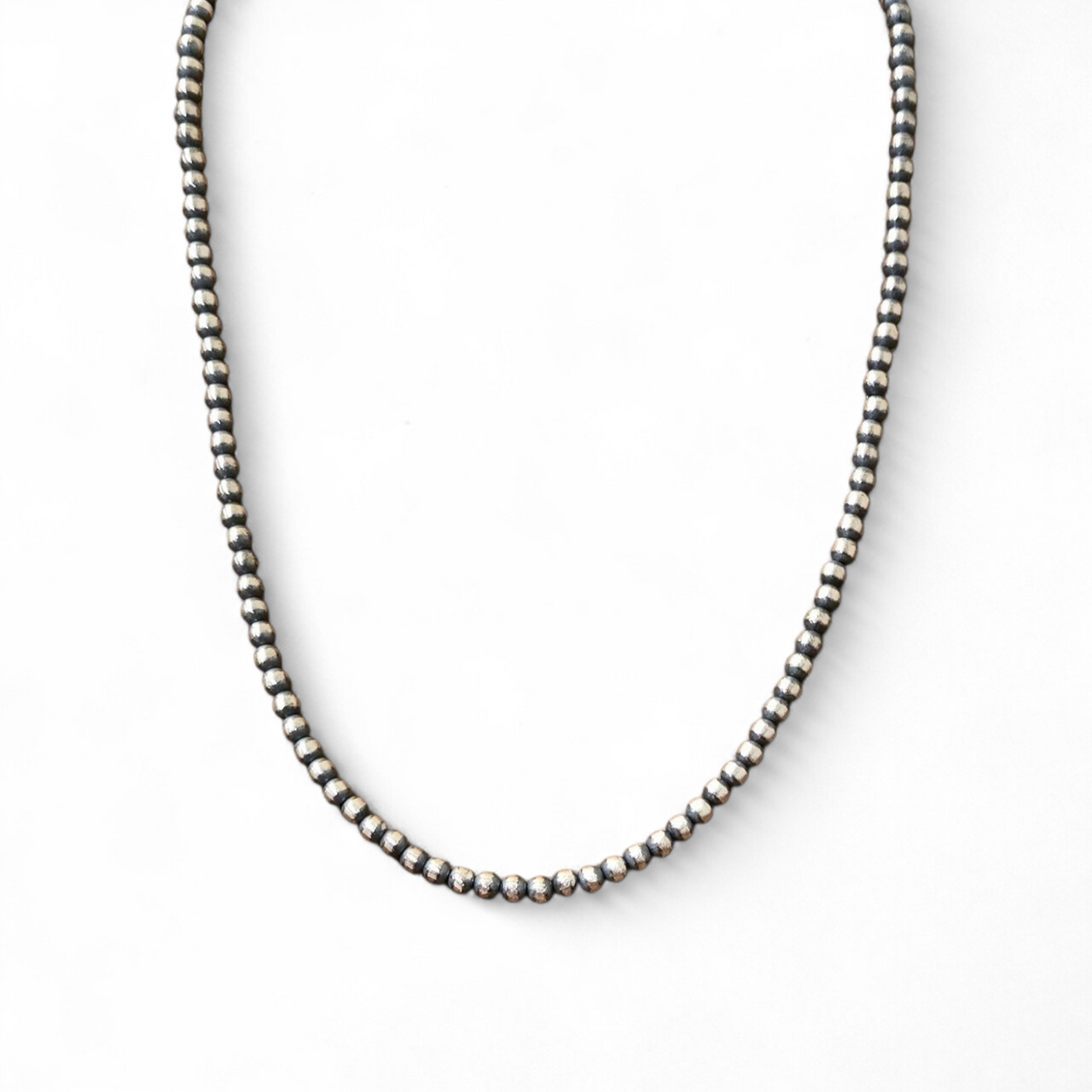 4mm Sterling Pearl Necklace (Various Lengths)