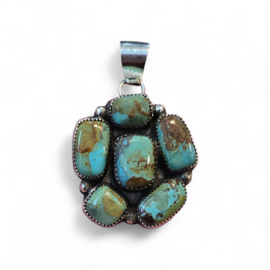 Joan Begay Royston Turquoise & Sterling Pendant