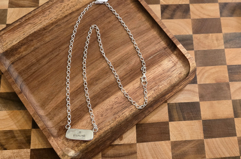 Kingman Turquoise and Sterling Necklace