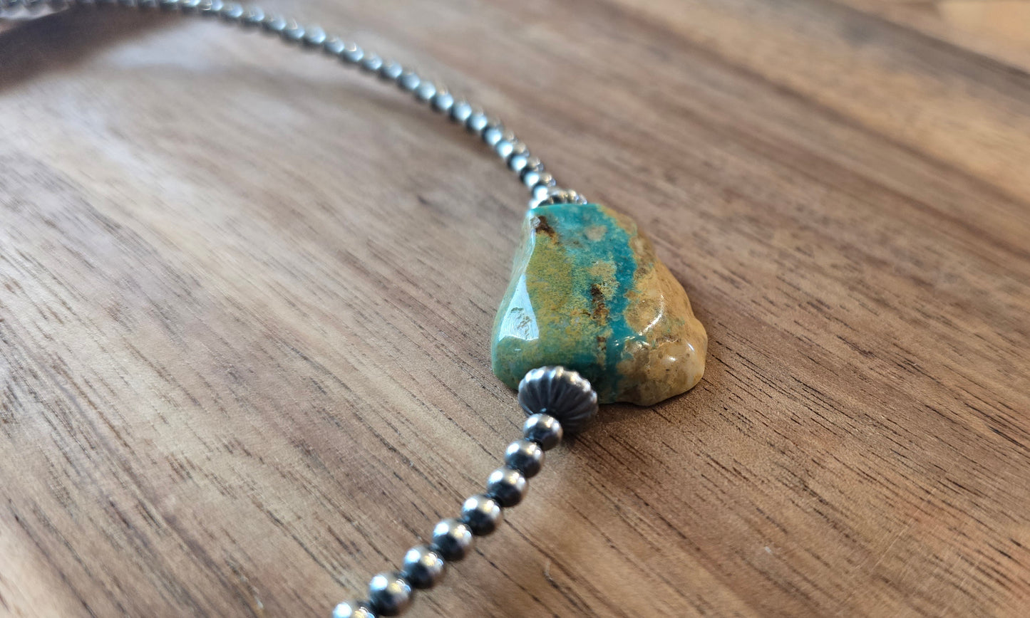 Turquoise and Sterling Choker