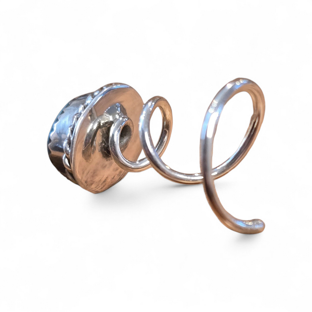 Callandra Tulley Turquoise & Sterling Hair Twist