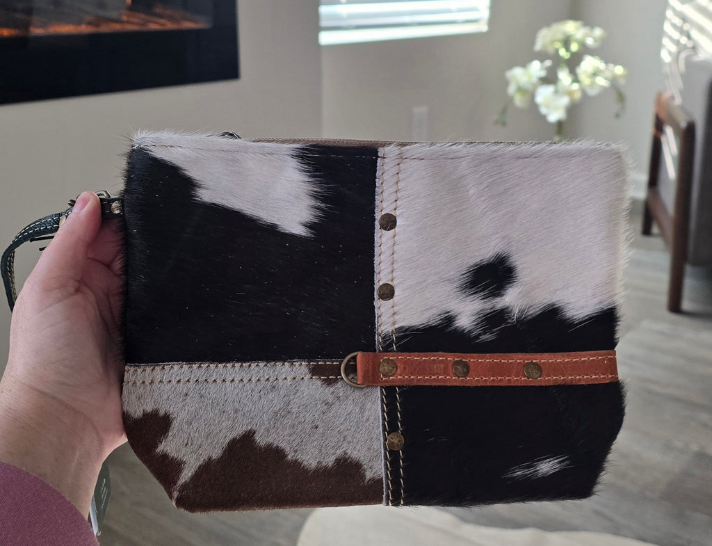 Leather & Hide Clutch
