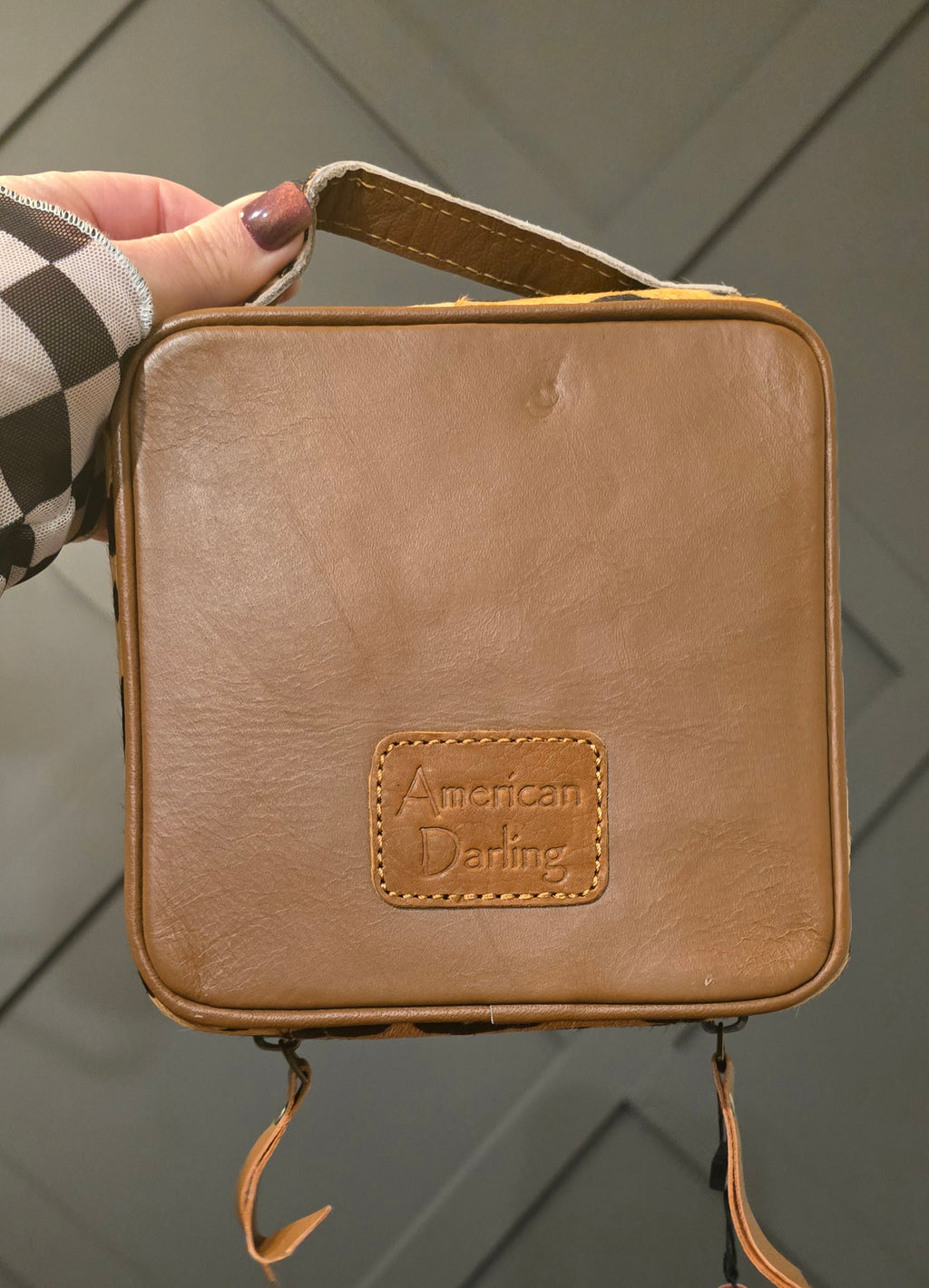 (Clearance) American Darling Leather & Hide Jewelry Case