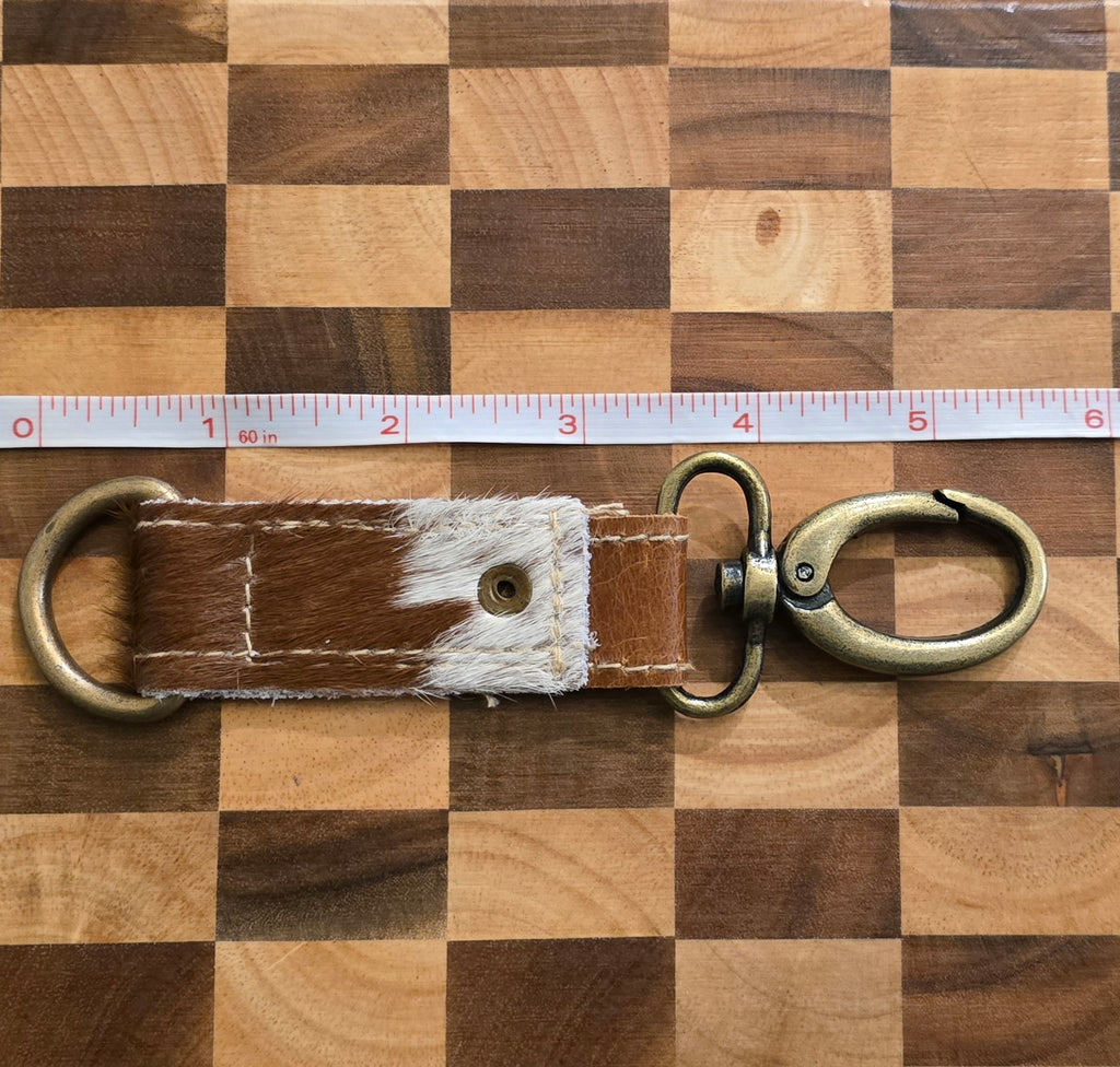 Myra Hair-on Hide Reversible Key Fob