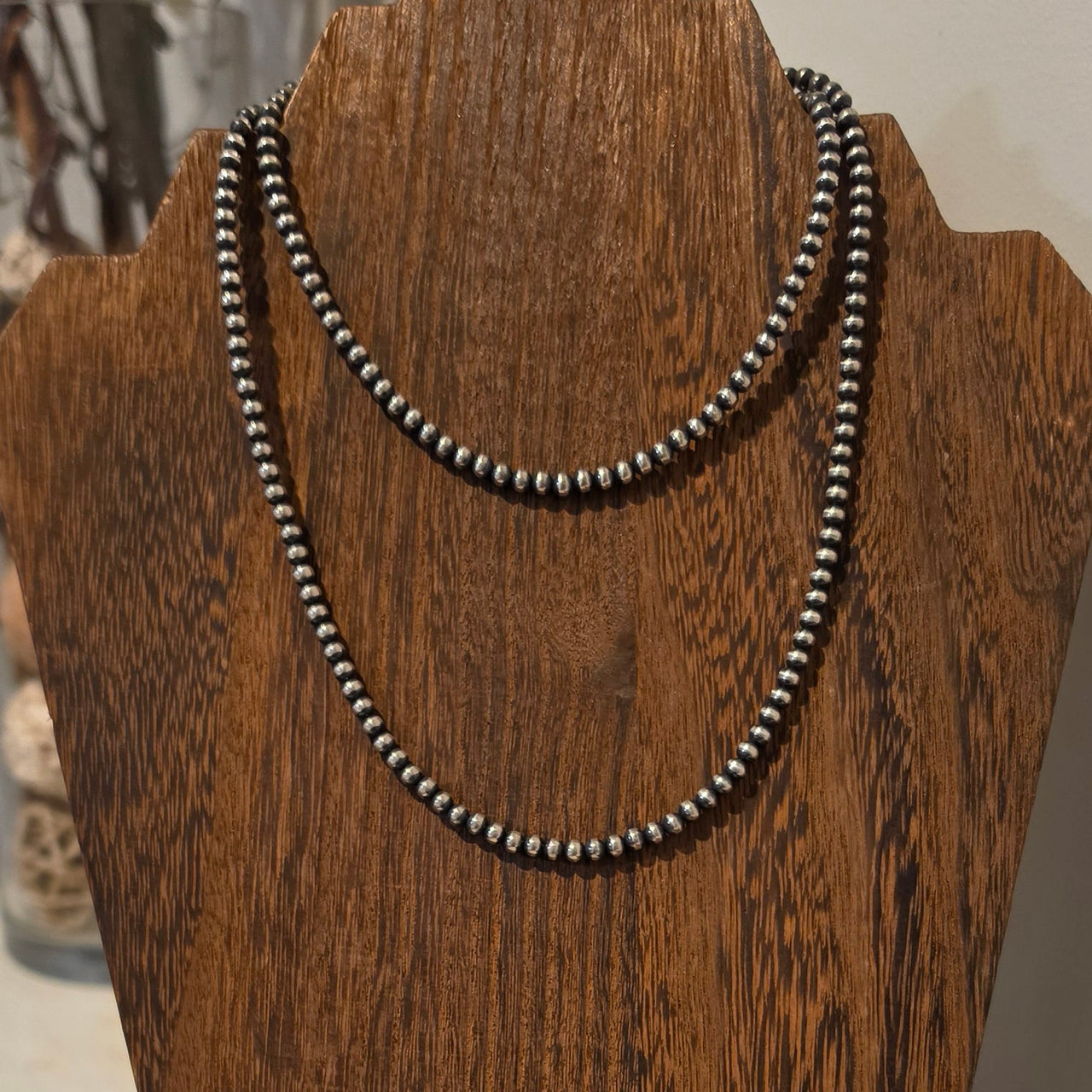 4mm Sterling Pearls 30 inches