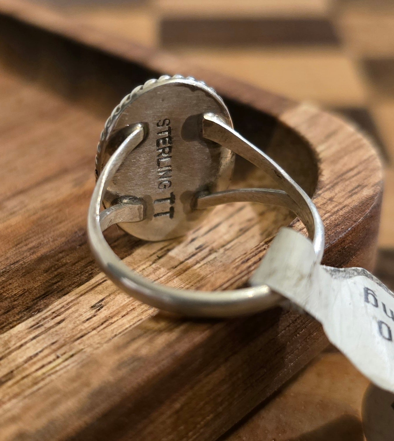 Man Made Lilac Opal and Sterling Ring Size 6.75