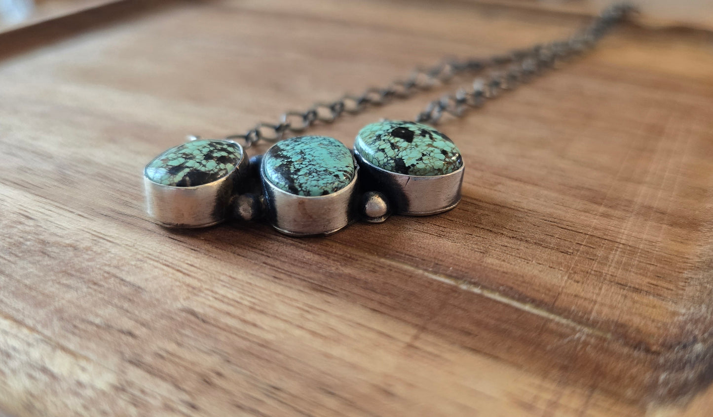 Black Jack and Sterling Necklace