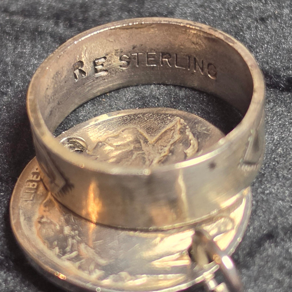 Native Made Sterling Band Size 8