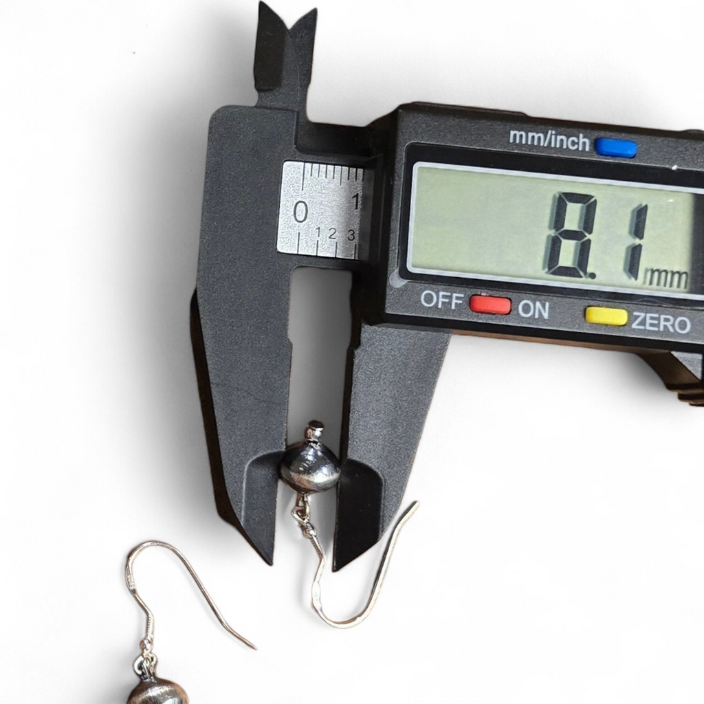 Treva Jim 8mm Navajo Pearl Earrings