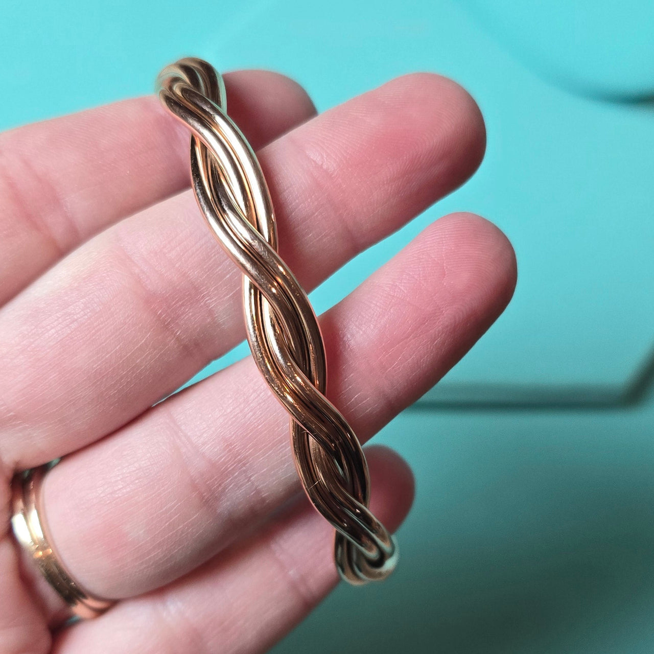 Elaine Tahe Copper Twist Cuff