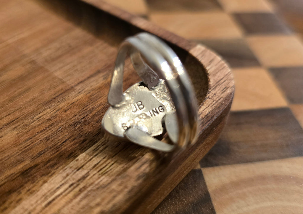 Kunzite & Sterling Ring