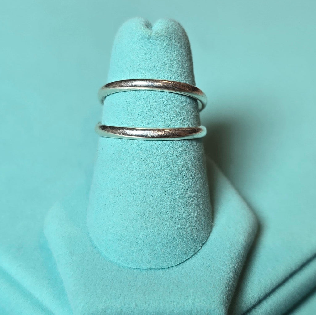 Sterling Double Band Ring Size 7