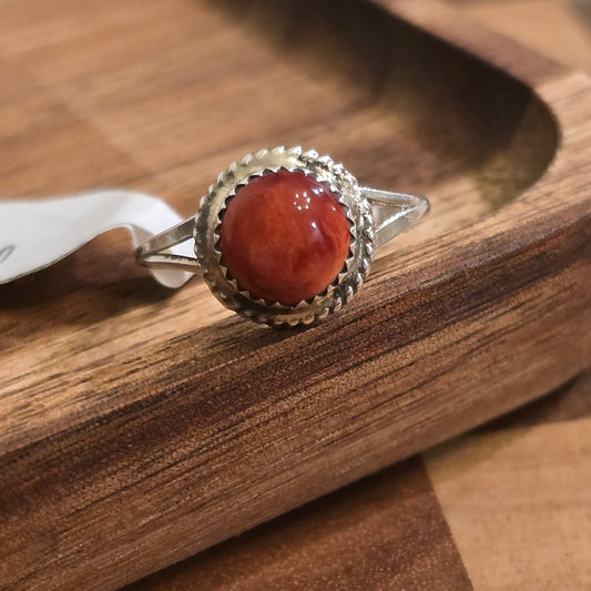 Spiny and Sterling Ring Size 8