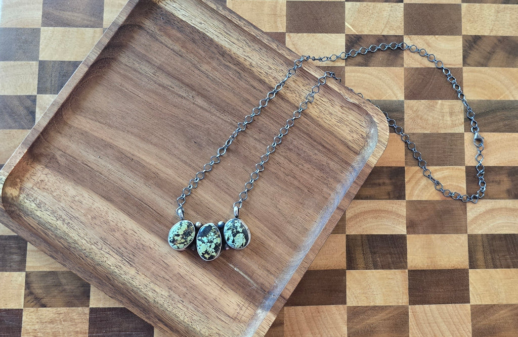 Blackjack Turquoise & Sterling Necklace