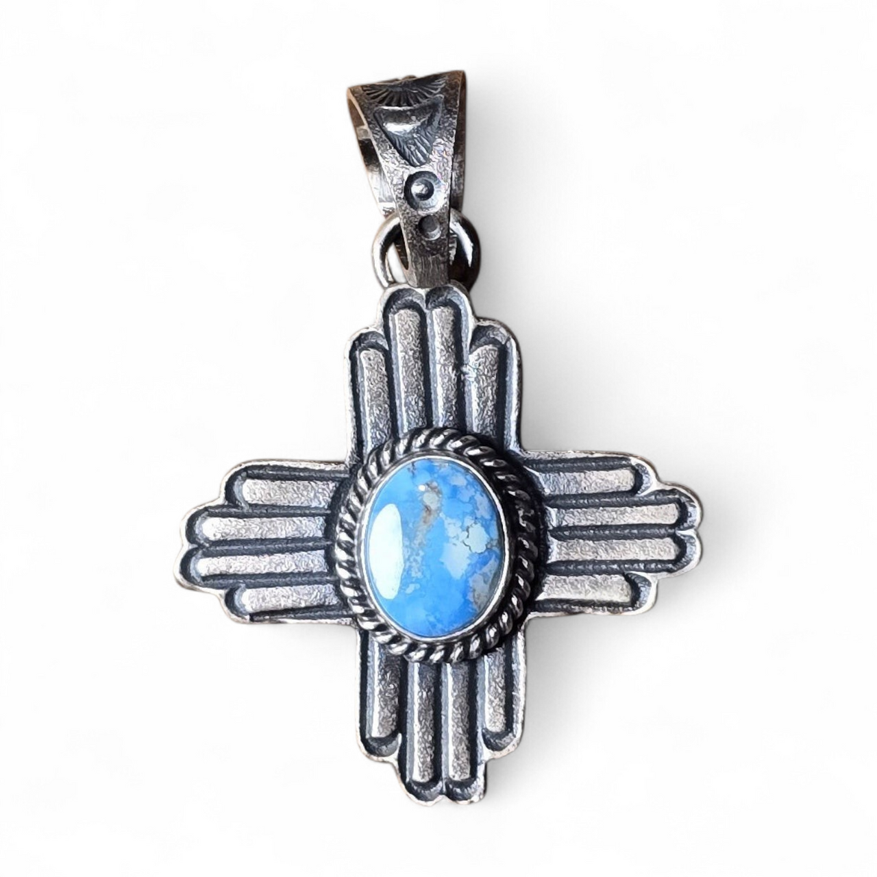 Kevin Billah Golden Hills & Sterling Zia Pendant