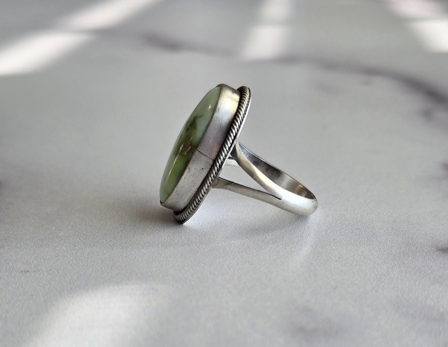 Palomino and Sterling Ring Size 9